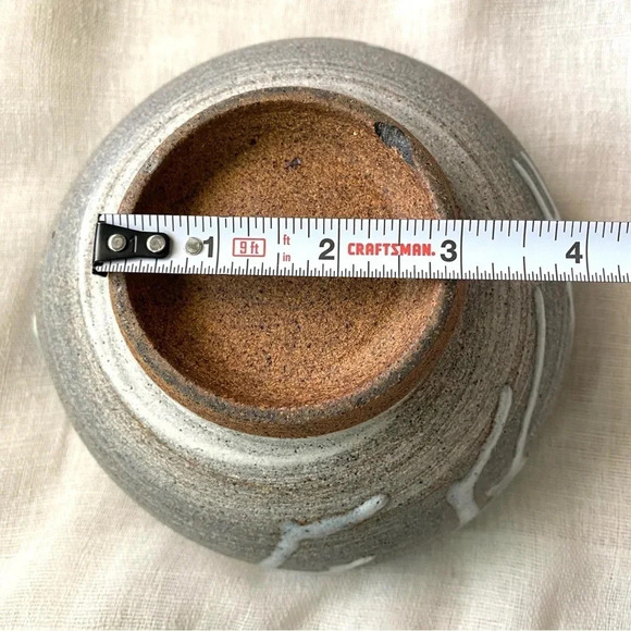 Vintage Glazed Stoneware Mixing Bowl - Picture 8 of 16